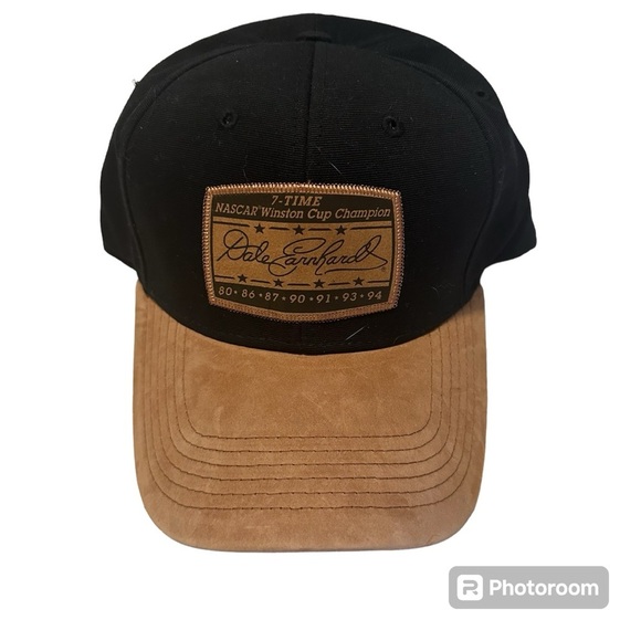 NEW Dale Earnhardt #3 Suede NASCAR 7 Time Winston Cup Series Champion Hat - Picture 1 of 3